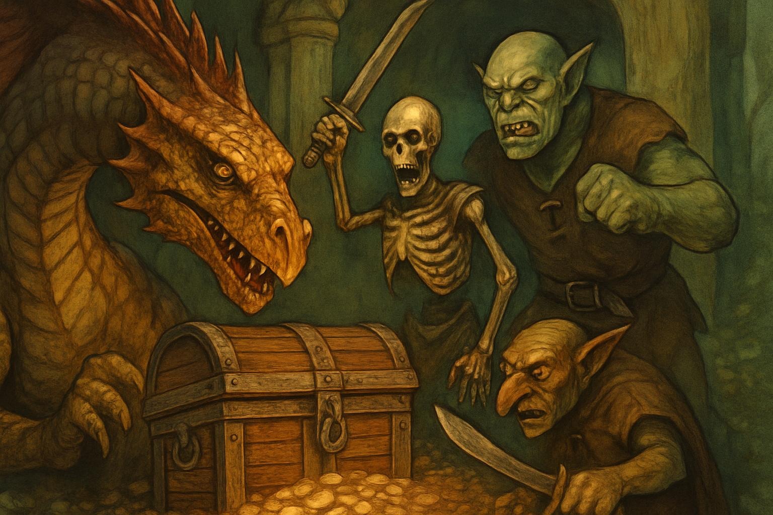 Monster & Treasure supplement for Castles & Crusades RPG